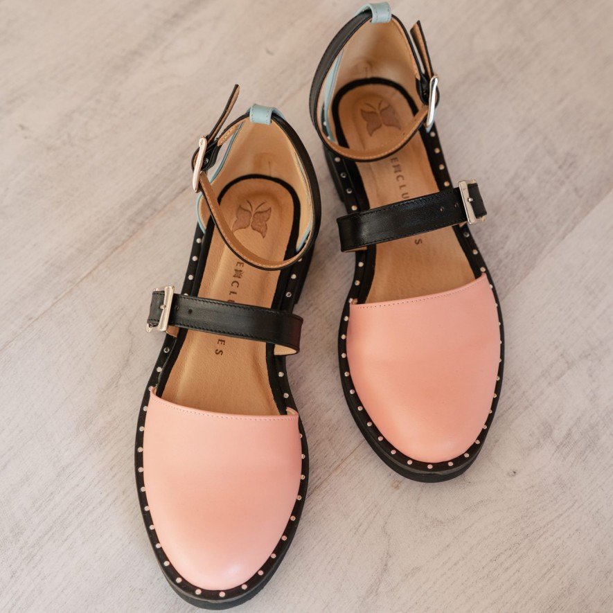 .Pantofi -  Double Belt -  Pastel 